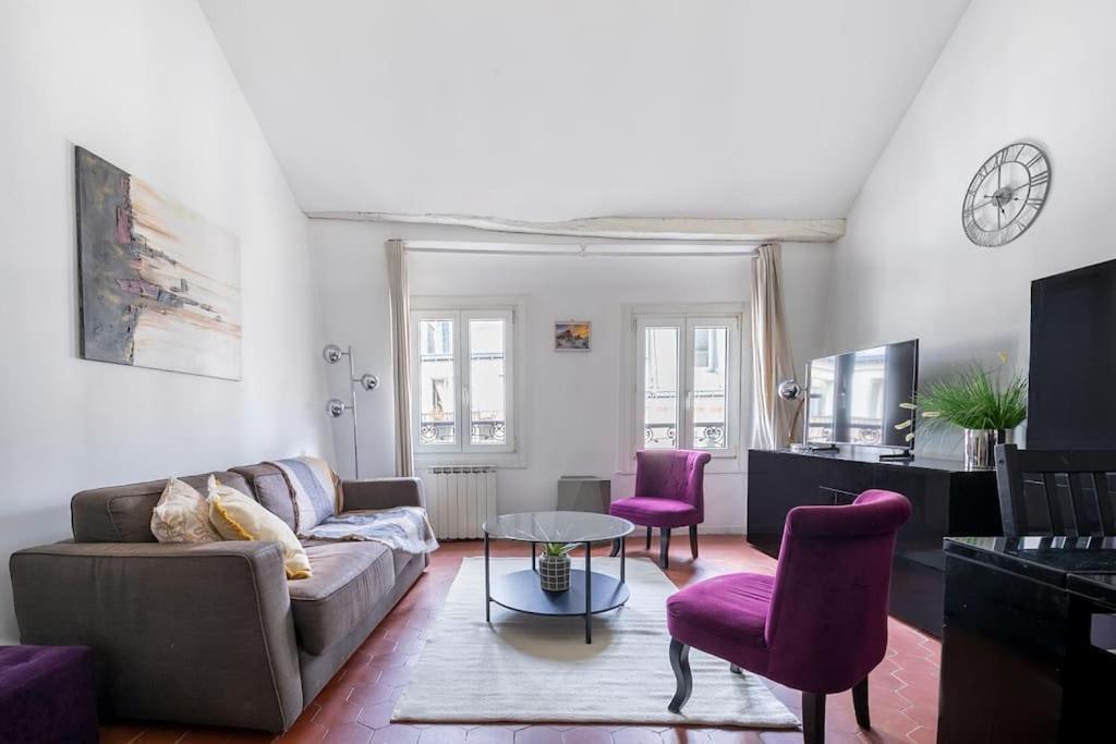 Appartamento Joli Duplex Au Coeur Du Marais Parigi Esterno foto